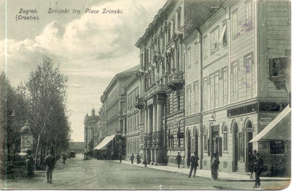 Zrinjevac 1910-ih godina